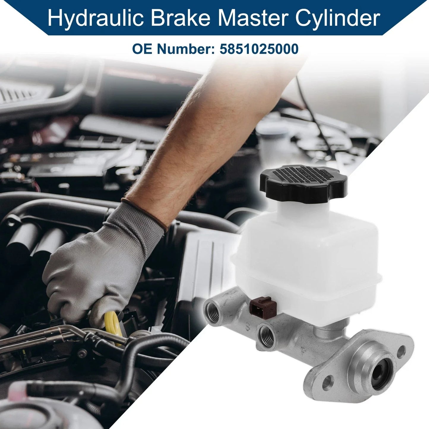 Brake Master Cylinder with Reservoir for Hyundai Accent (2000-2005)
