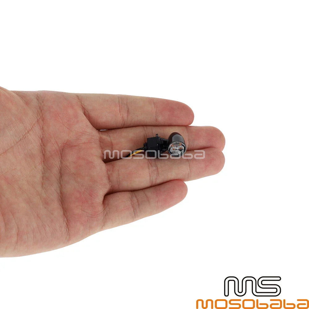 Mini LED Turn Signal Blinkers Lights for Honda Kawasaki Yamaha Suzuki