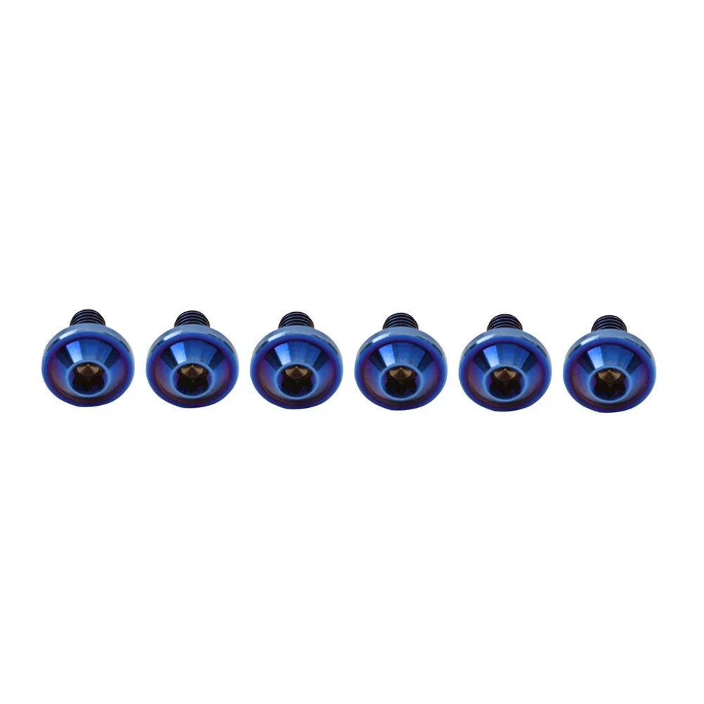 6 x M5x20mm Titanium Alloy Torx Head Bolts for Bike Motorcycle