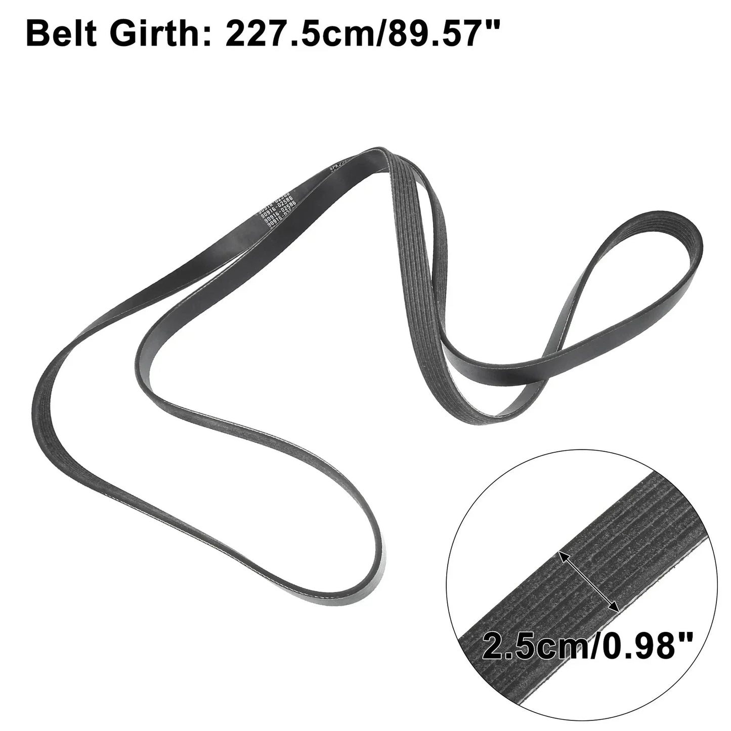 V-Ribbed Serpentine Drive Belt for Lexus GS400 (1998-2000)