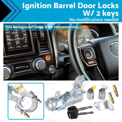 Ignition Barrel Door Locks & 2 Keys for Toyota Hilux (KZN165, LN147)