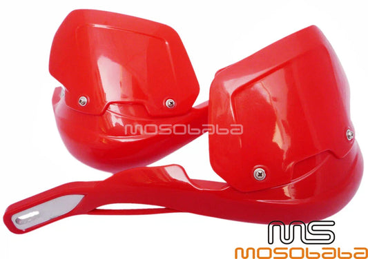 1-1/8" Red Handlebar Handguards for Honda Dirt Bike