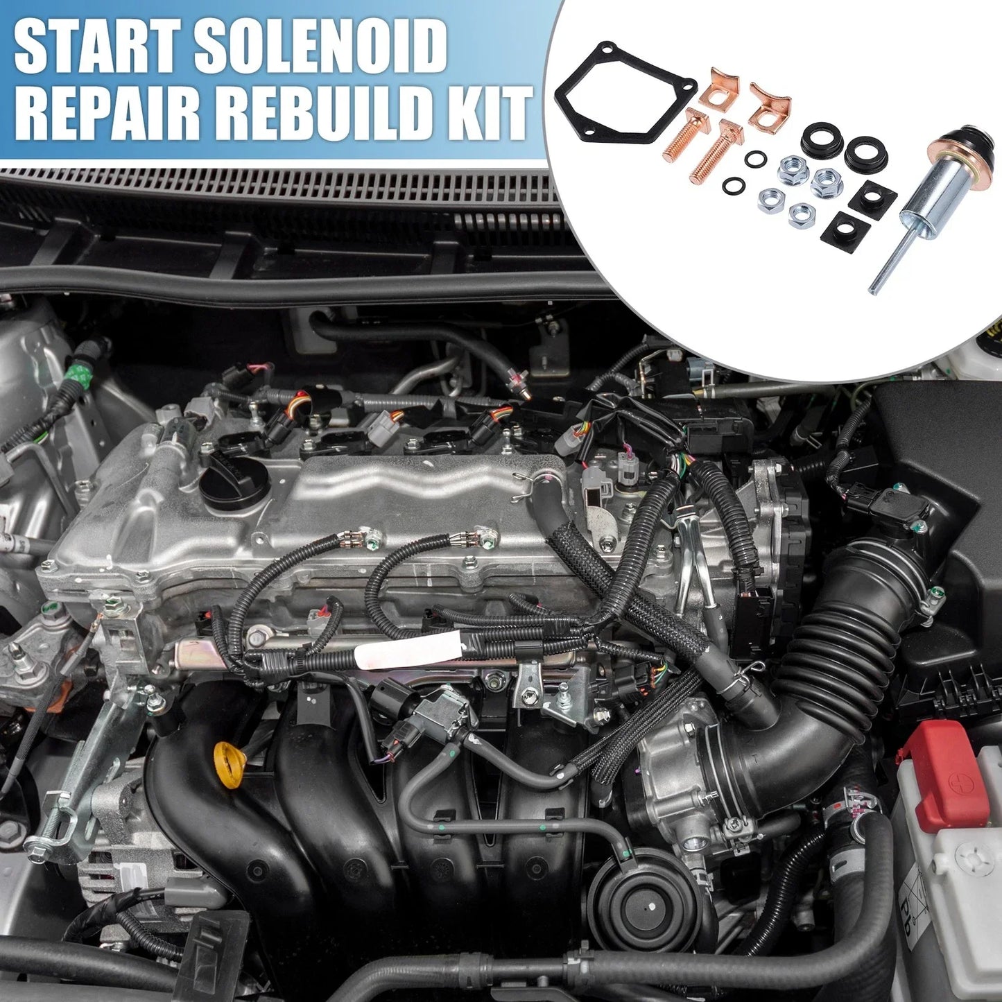 Solenoid Repair Rebuild Kit for Toyota Tacoma, Honda Accord (1995-2007)