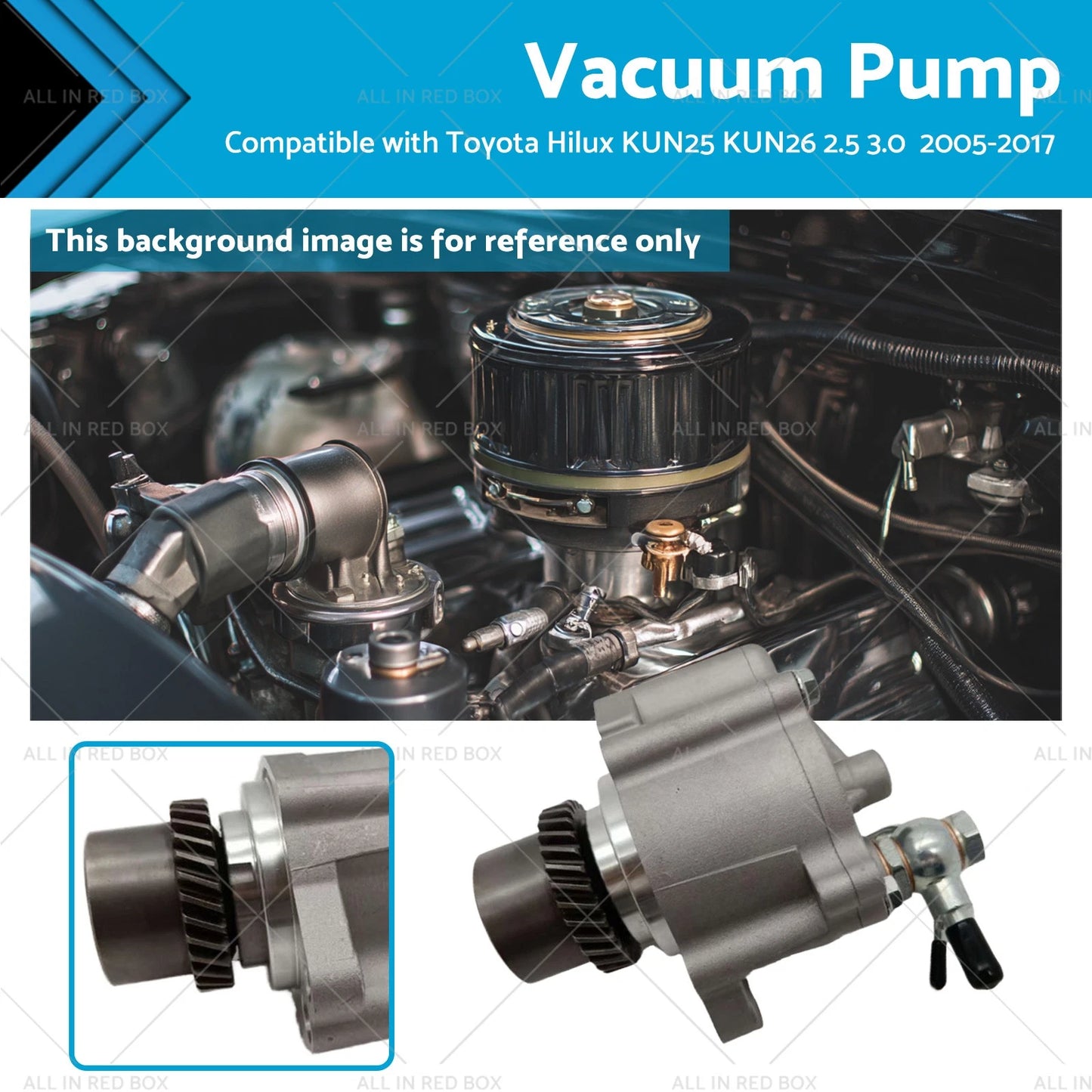 Vacuum Pump for Toyota Hilux MK6 MK7 D4D 2.5 3.0 (2005-2017)