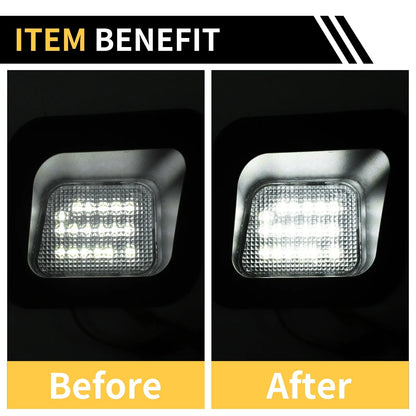 2 x License Plate Lights for Dodge Ram 1500 2500 3500 Clear Lens