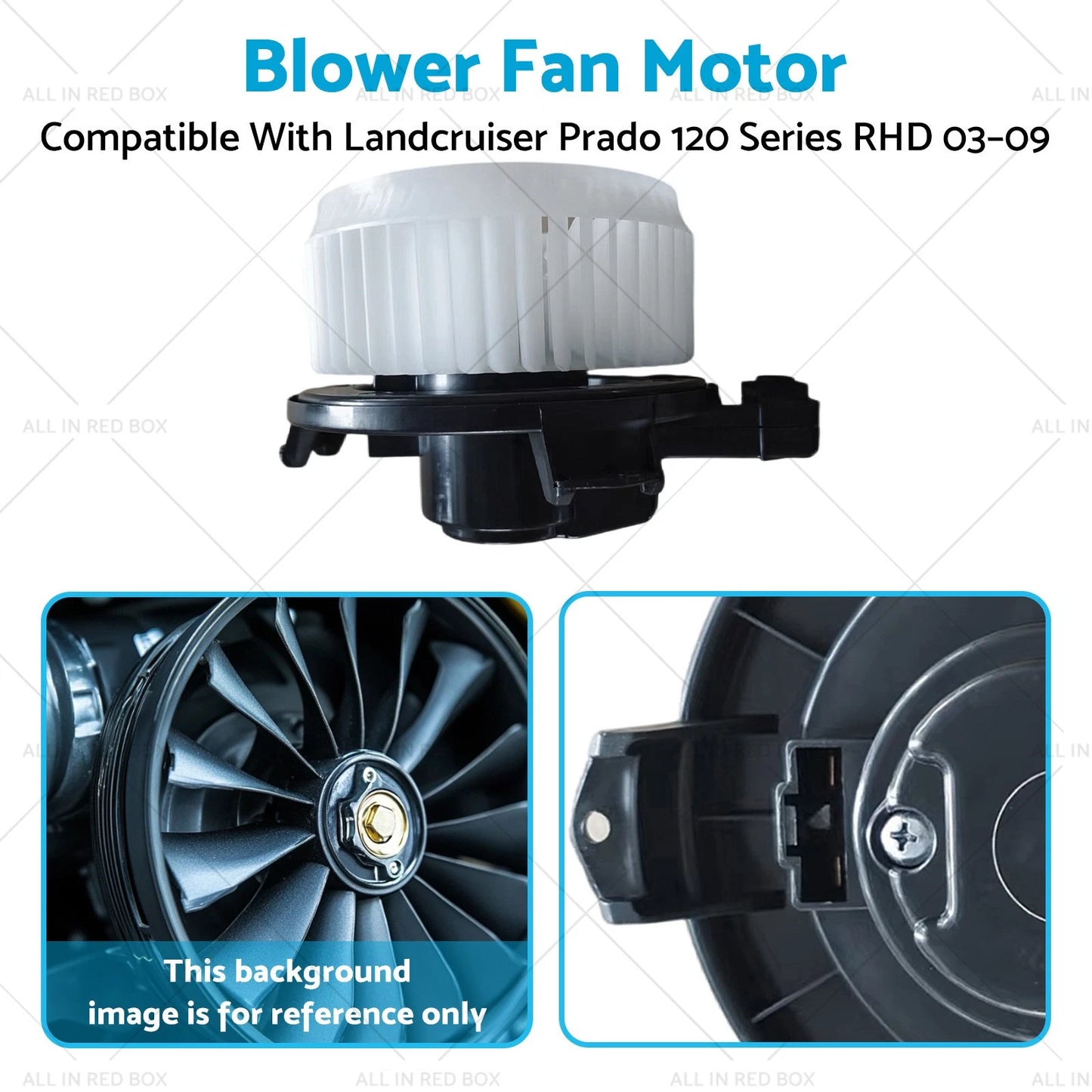 Aircon Blower Fan Motor 2Pin for Landcruiser Prado 120 Series (2003-2009)