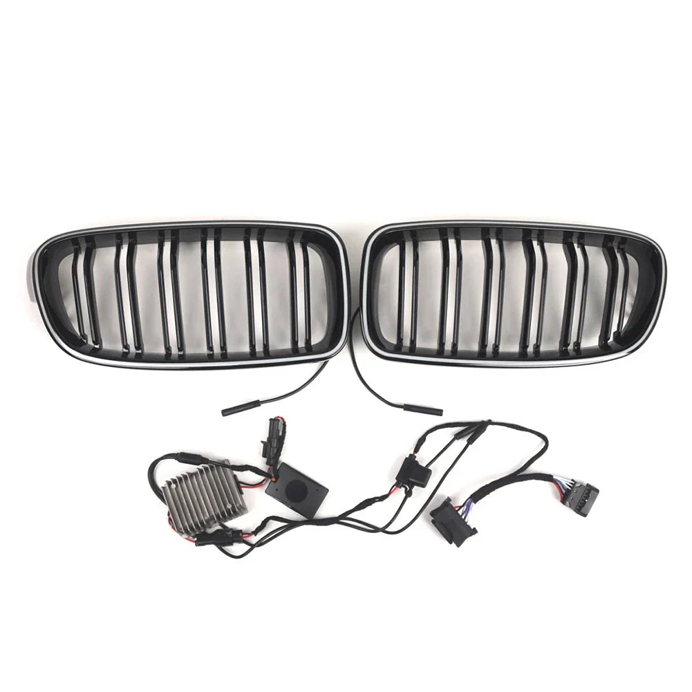 Front Kidney Grille with Light Strip for BMW 3 Series F30 F31 (2012-2018)