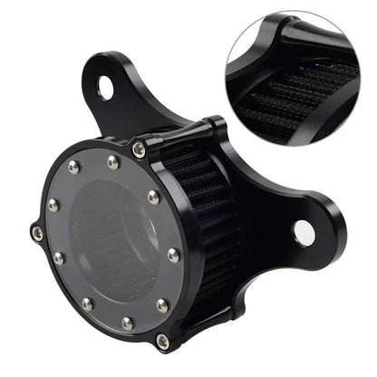 Black Air Cleaner Intake Filter for Harley Touring Softail Dyna Trike (2014-2023)