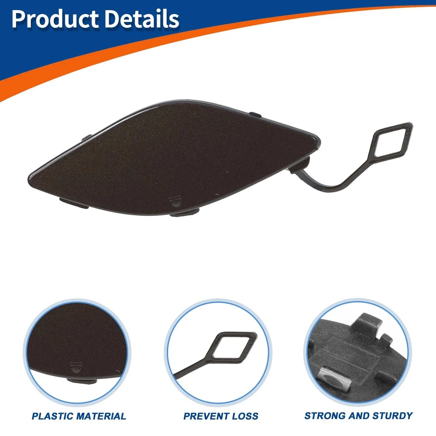 Bumper Tow Hook Cover for Mercedes-Benz E350 (2010-2017)