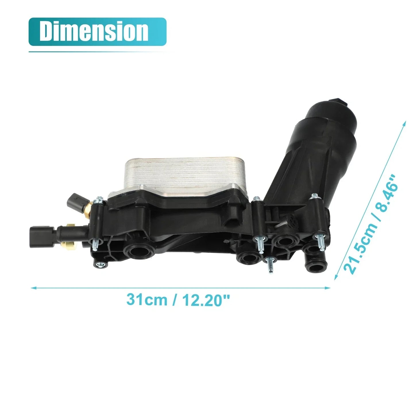 Engine Oil Cooler Housing with Gaskets for Dodge (2011-2019)