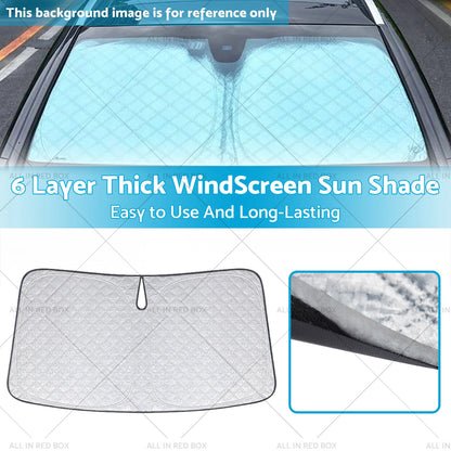 6 Layer WindScreen Sun Shade for Kia Carnival (2014-2024) UV Protection