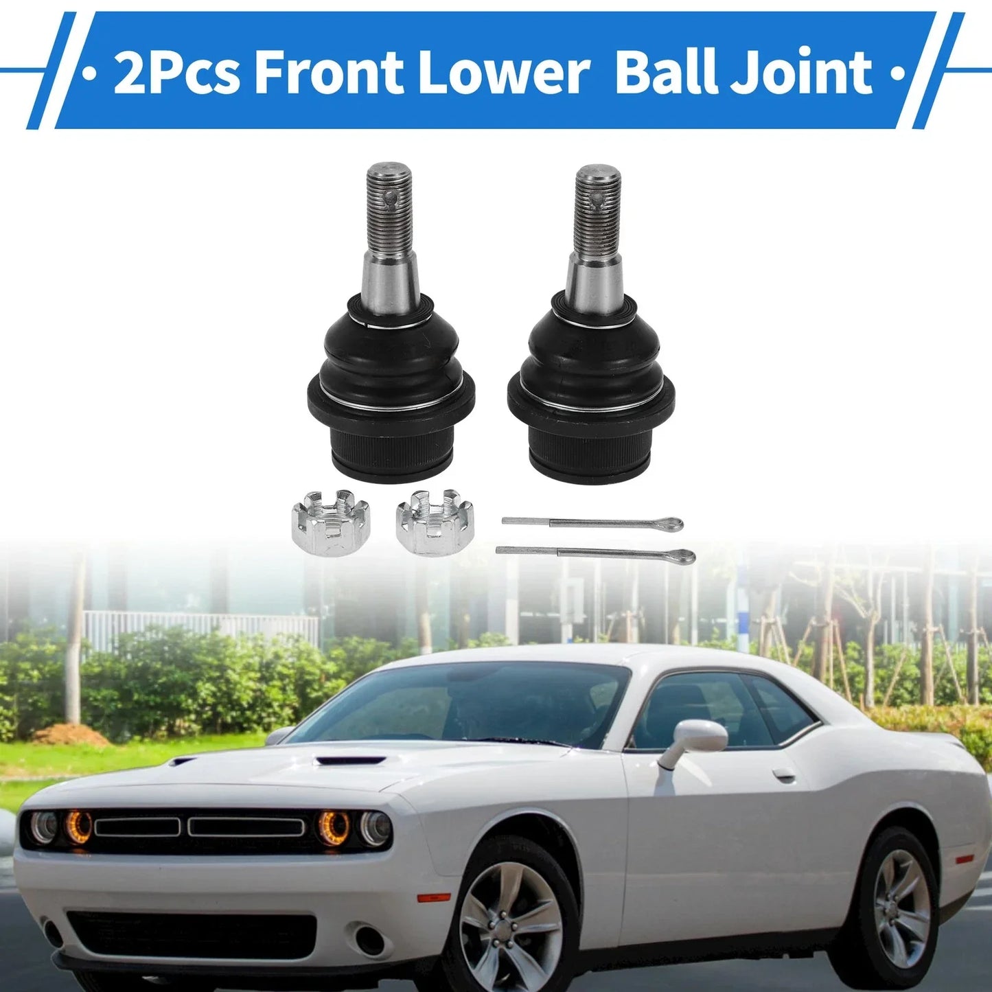 2 x Front Lower Ball Joints for Dodge Ram 1500 (2002-2005)