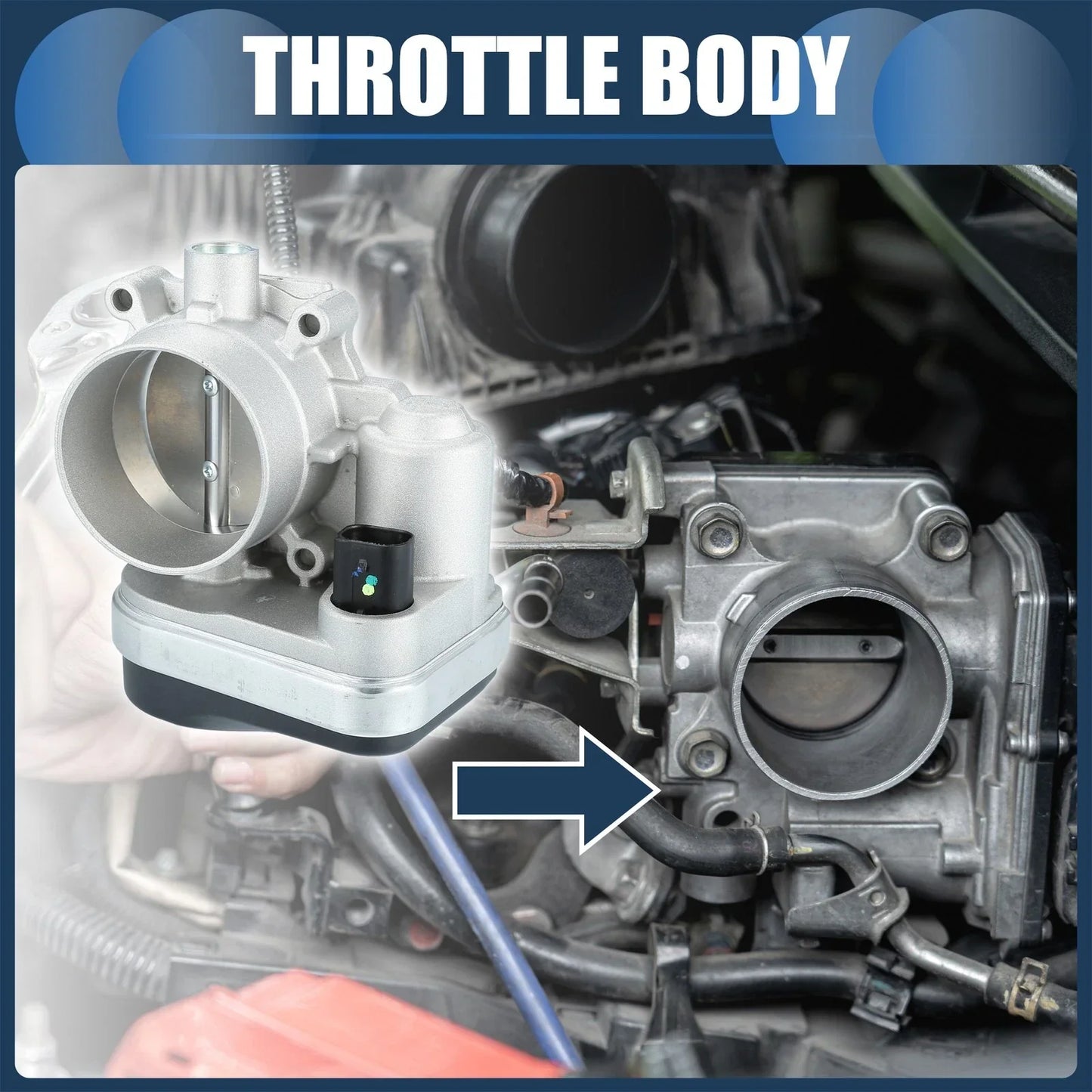 Throttle Body Actuator for Chrysler 300 2.7L 3.5L V6 (2005-2010)