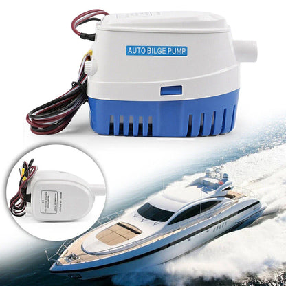 24V 600GPH Submersible Bilge Pump for Marine Boat & RV