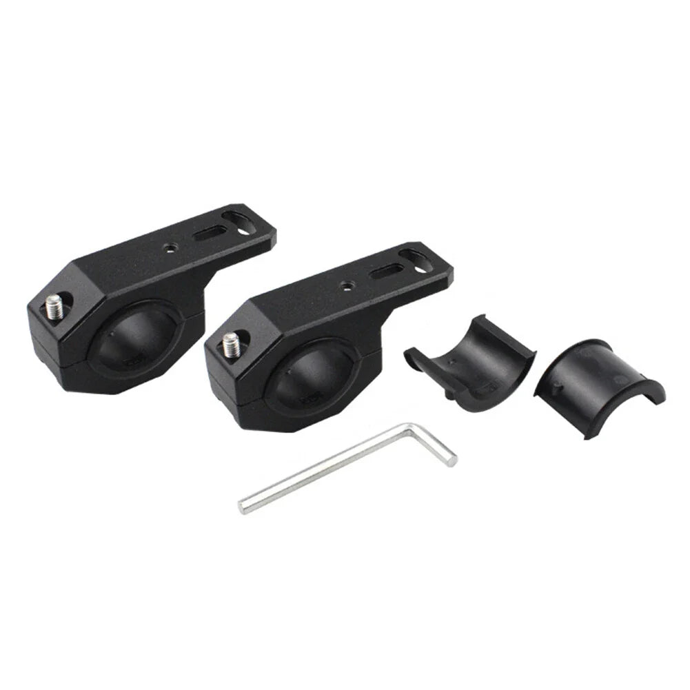 LED Light Bracket Clamps for Fog Light Tube Mount Anti-Collision Holder
