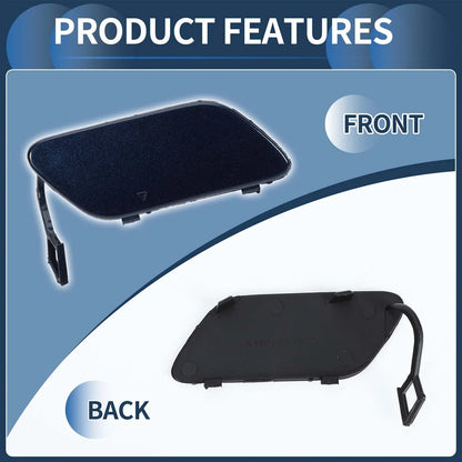 Front Bumper Tow Hook Cover for Mercedes-Benz A-Class (2005-2012) Blue Metallic