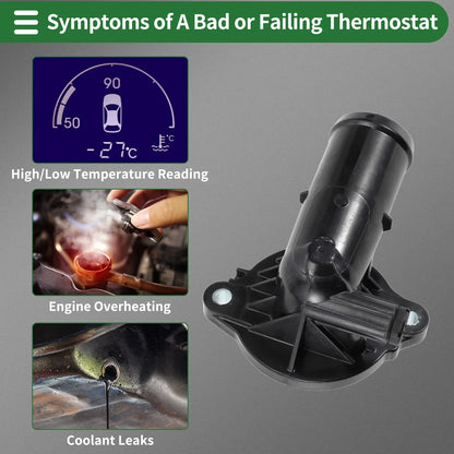 Engine Coolant Thermostat Housing for Chrysler 300, Dodge Challenger (2005-2010)