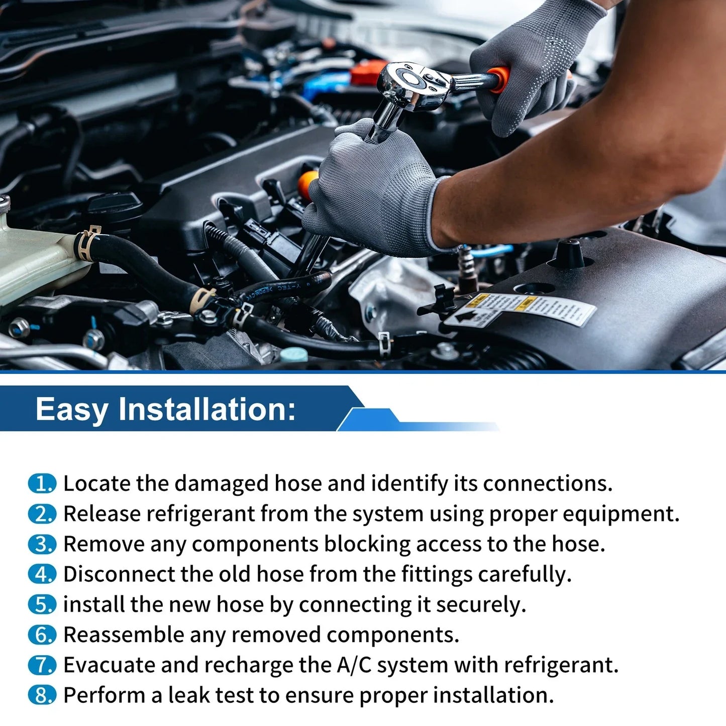 A/C Refrigerant Liquid Hose for BMW 320i (2012-2019)