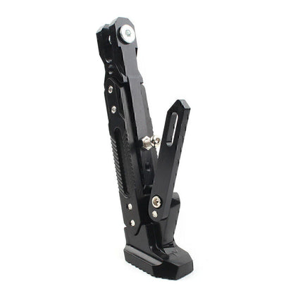 Stainless Steel Adjustable Kickstand for Motorcycles - Non-Slip Side Support