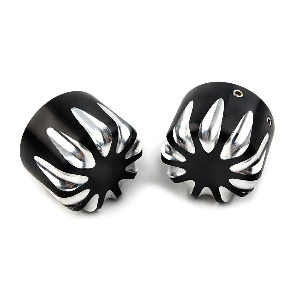 CNC Cut Front Axle Cap Nut Cover for Harley Electra Glide & Sportster (All)