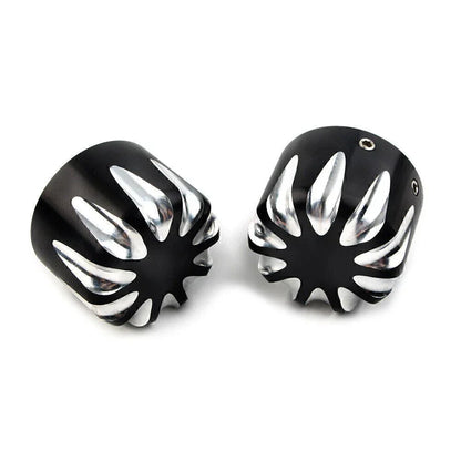 CNC Cut Front Axle Cap Nut Cover for Harley Electra Glide & Sportster (All)