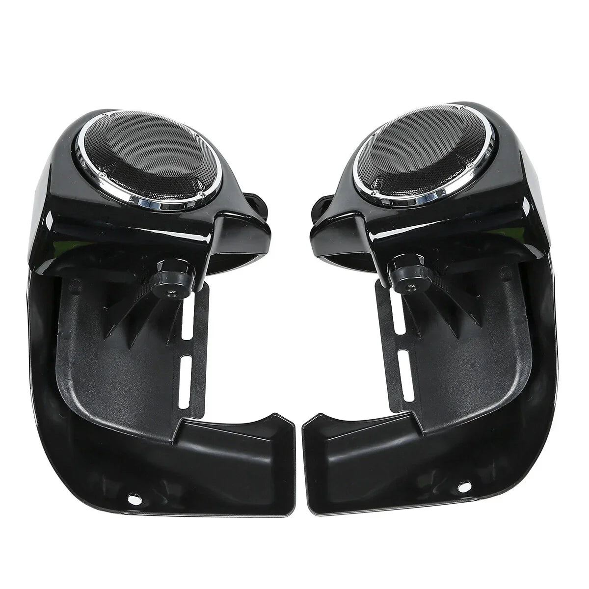 6.5'' Speaker Grills & Vented Leg Fairings for Harley Touring (1983-2013)
