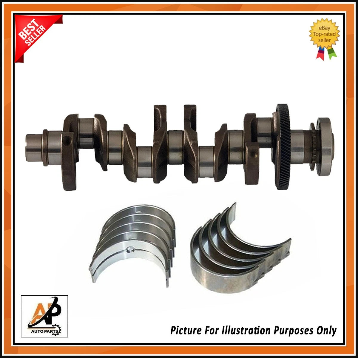 Crankshaft and Bearings Heavy Duty Replacement for Jaguar AJ200D (2010–2015)
