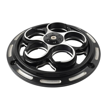 Black Engine Cooling Fan Cover for Vespa Sprint Primavera 150 (2013-2023)