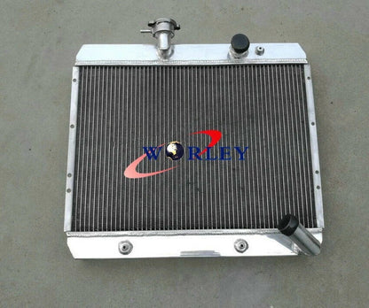 4 Row Radiator, Shroud, Fans for Jaguar XKE S2 E-TYPE (1968-1970)
