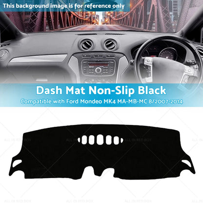 Dash Mat for Ford Mondeo MK4 2007-2014 Dashboard Cover Non-Slip
