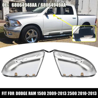 Dodge Ram 1500 2009-2013 2 x Front Mirror Turn Signal Lights
