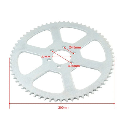 Rear Chain Sprocket for Coleman CT100U Go Kart Mini Bike (100cc)