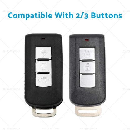 TPU Remote Key Case Cover for Mitsubishi ASX, Lancer, Outlander (2010-2023)
