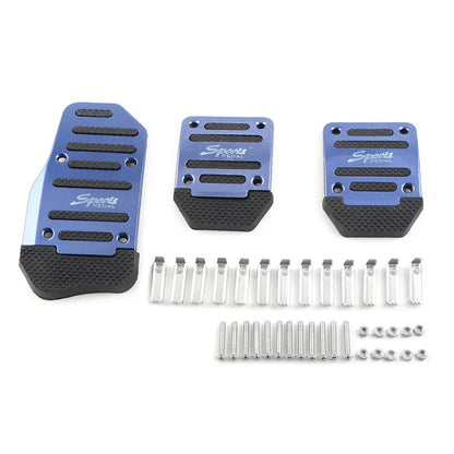 Aluminum Anti-Slip Foot Pegs for Sport Pedals - Blue (No Year Specified)