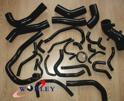 Silicone Radiator Induction Hose for Toyota Supra MK3 MA70 7MGE/7MGTE Turbo