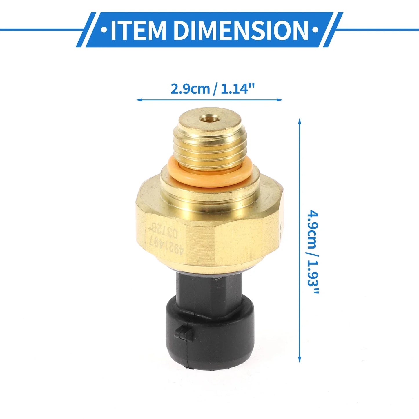 Engine Oil Pressure Sensor for Dodge 2500 3500 (1998-2001) Metal Black