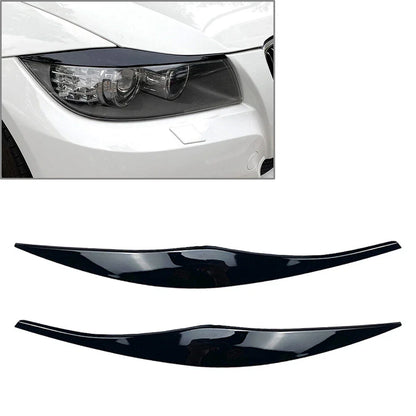 Headlight Eyelid Cover  Bright Black for BMW 3 Series E90 E91 (2006-2011)