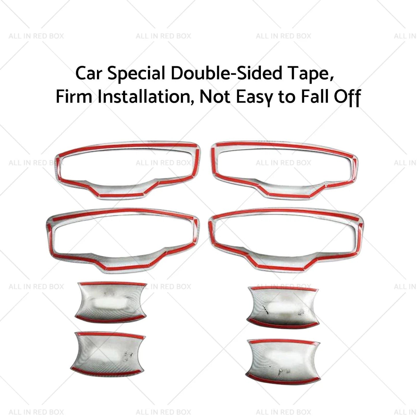 Gloss Black Door Handle Bowl Cover Trim for Mitsubishi Triton (2024+)