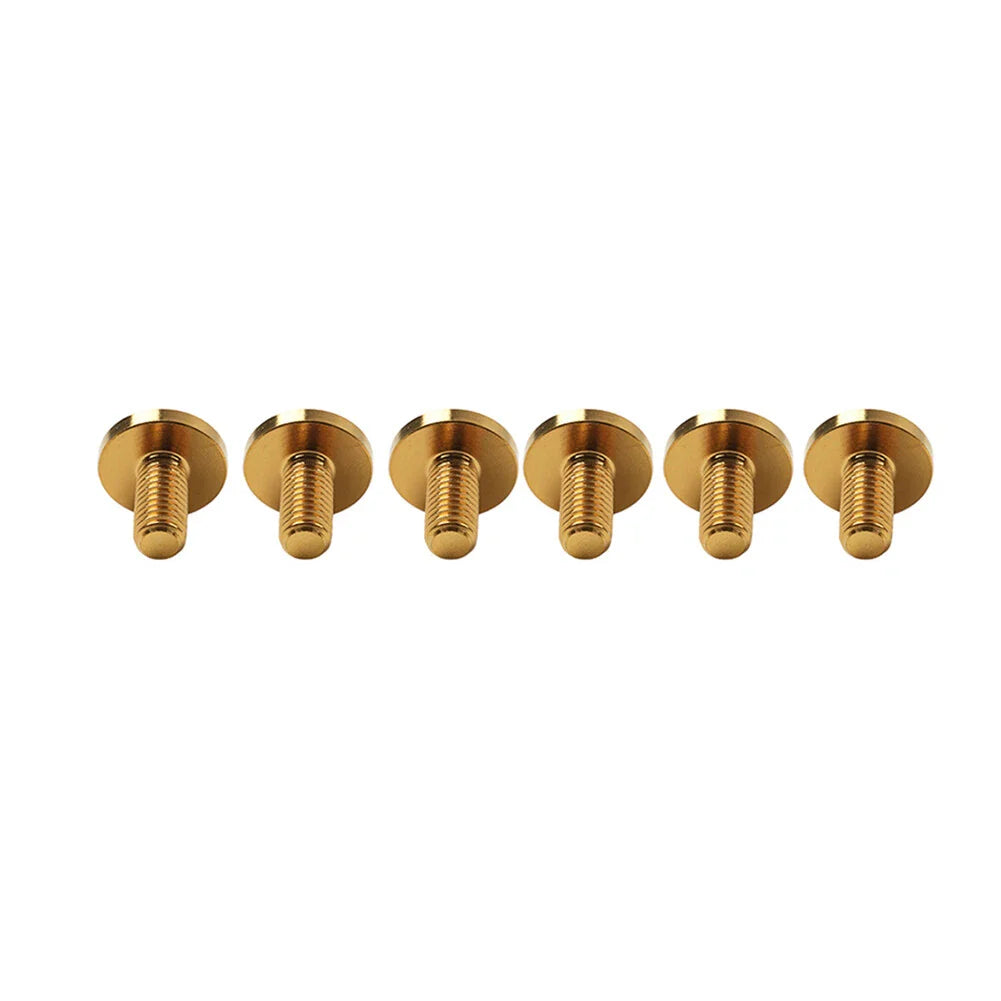 6 x Gold Titanium M5x25mm Torx Head Bolts for Bike Motorcycle