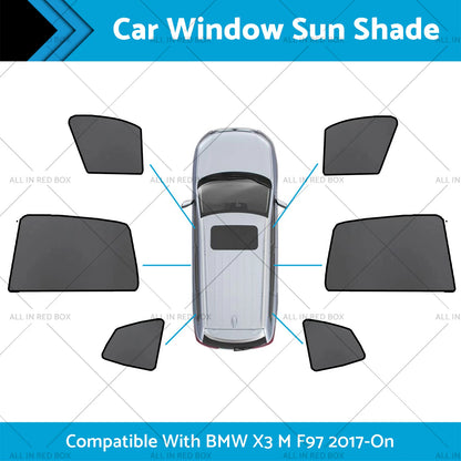 Magnetic Mesh Sun Shades for BMW X3 F97 (2017 - Present)