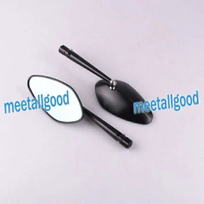 Leaf Style Motorcycle Rear View Side Mirrors