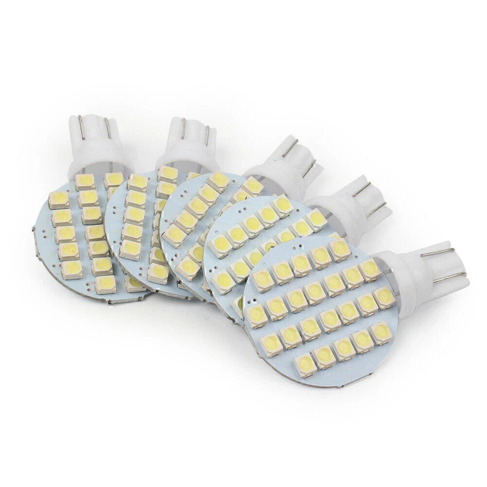 20 x T10/921/194 24SMD LED Cold White Interior Lights for RV Trailers