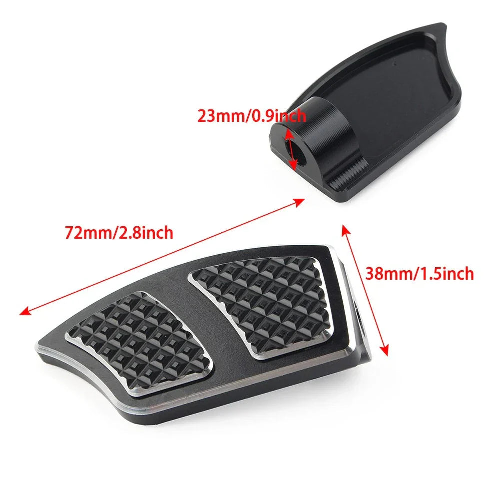 Aluminum Chrome Shifter Toe Shift Peg Pedal for Harley Touring, Softail