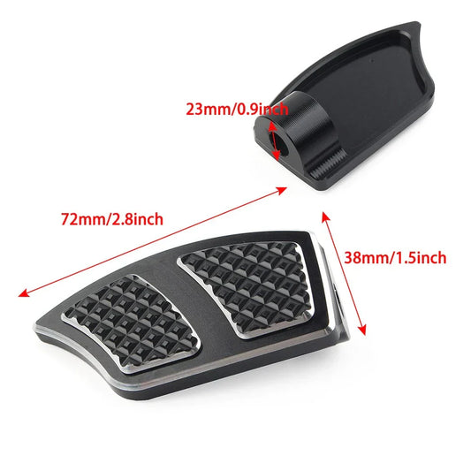 Aluminum Chrome Shifter Toe Shift Peg Pedal for Harley Touring, Softail