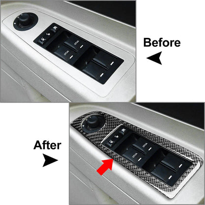 Window Lift Switch Cover Trim for Chrysler 300 300C (2005-2007) Black