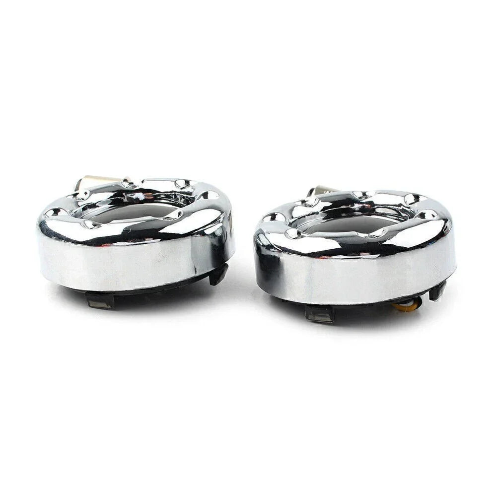 Red LED Turn Signal Lights Trim Ring for Harley Sportster