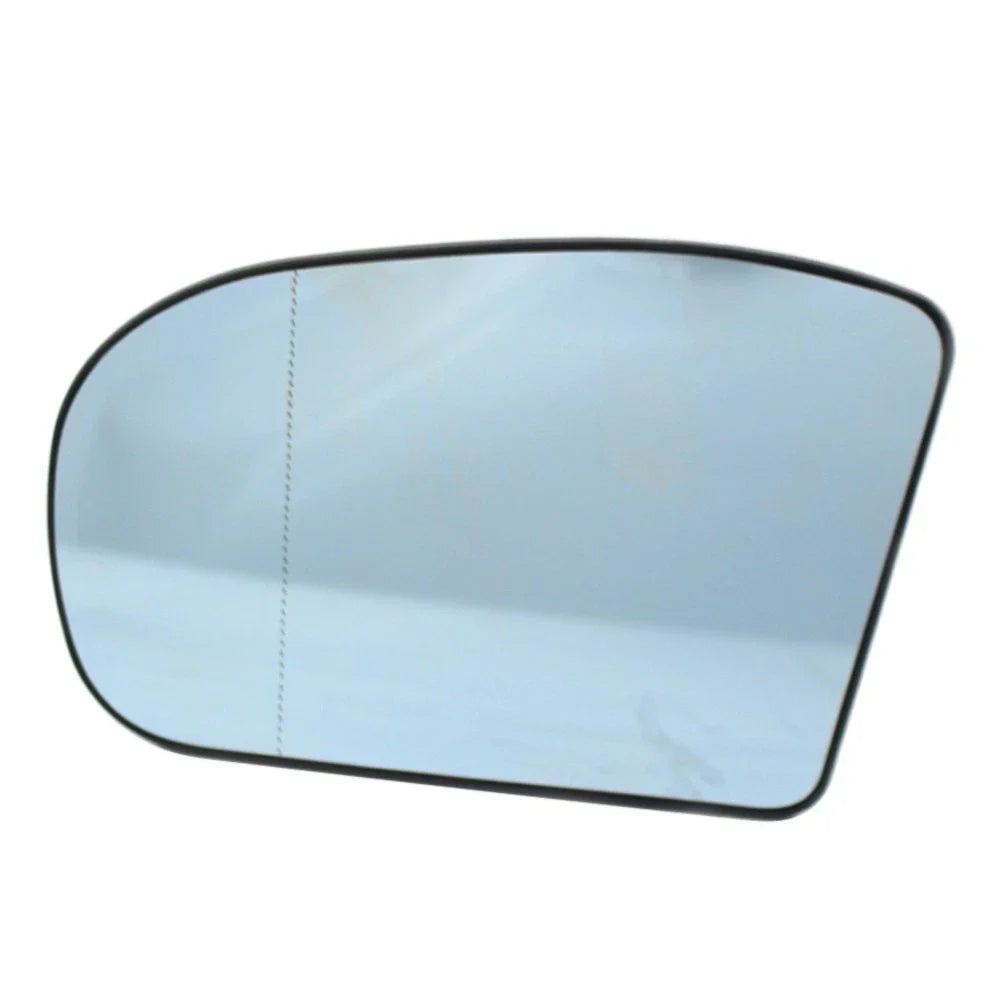 Heated Blue Wide Angle Door Mirror Glass for Benz C E Class W203 W211 (2001-2009)