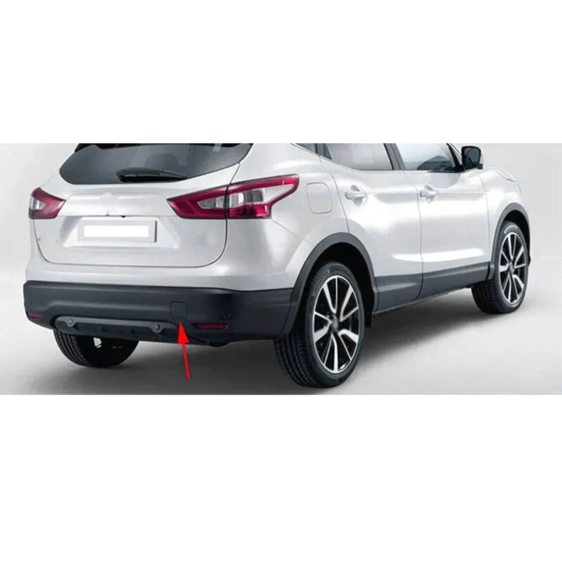 Rear Bumper Towing Eye Cover for Nissan Qashqai J11 (2014-2017)