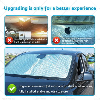 6 Layer Thick WindScreen Sun Shade for Toyota Camry (2024) UV Protection