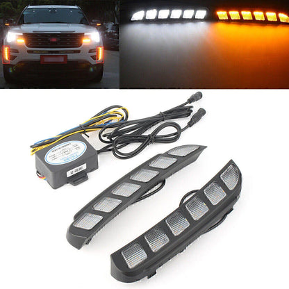 LED Daytime Running Lights Signal Lamp for Ford Explorer (2016-2017)